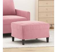 vidaXL Repose-pied Rose 60x50x41 cm Velours
