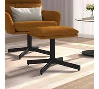 vidaXL Tabouret 60x60x36 cm velours marron341634 Marron G