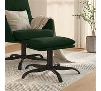vidaXL Tabouret 60x60x36 cm velours vert foncé341580 Vert G