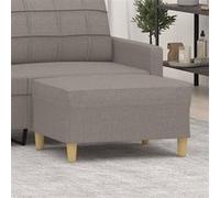 vidaXL Repose-pied Taupe 70x55x41 cm Tissu