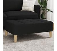 vidaXL Repose-pied 4007391 en tissu 77x55x31 cm Noir