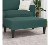 vidaXL Repose-pied en velours 77x55x31 cm – vert foncé