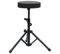 VidaXL Tabouret à tambour - Noir