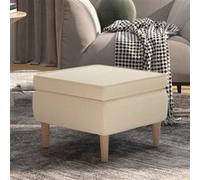 vidaXL Tabouret - Crème