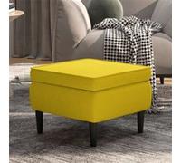 vidaXL Tabouret - Jaune