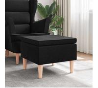 vidaXL Tabouret 329448 – Pouf siège repose-pied avec pieds en bois