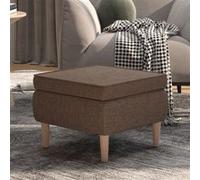 vidaXL Tabouret Taupe - Tissu