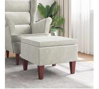 vidaXL Tabouret avec Pieds en Bois Siège Pouf Repose-pied Tabouret de Canapé Salon Salle de Séjour Chambre à Coucher 329466