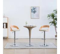 vidaXL Tabouret Bois Courbé