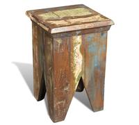VIDAXL Tabouret bois récupération massif