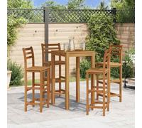 vidaXL Tabouret de bar 4 pcs. bois massif acacia