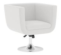 vidaXL Tabouret de bar Cuir artificiel (similicuir) Blanc