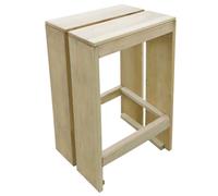 vidaXL Tabouret de bar de jardin 2 pcs. Bois de pin imprégné
