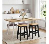 VidaXL Tabouret de bar haut EKAI 2 pcs Noir 40 x 29 x 63 cm 42037015