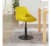 vidaXL Tabouret de Bar Siège Pivotant de Bistro Chaise de Comptoir Tabouret de Pub Siège de Comptoir Chaise de Bistro Jaune Moutarde Velours