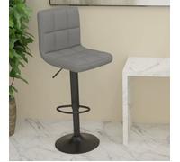 vidaXL Tabouret de Bar Siège de Pub Chaise Pivotante de Bar Tabouret de Comptoir Siège de Bistrot Maison Intérieur Gris 334272