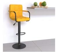vidaXL Tabouret - Jaune moutarde
