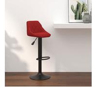 vidaXL Tabouret de Bar Siège Pivotant de Bistro Chaise de Comptoir Tabouret de Pub Siège de Comptoir Chaise de Bistro Rouge 335344