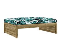 vidaXL Tabouret de jardin 120x80 cm Bois de pin imprégné