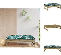 vidaXL Tabouret de jardin 120x80 cm Bois de pin imprégné - éléments de canapé de jardin