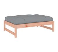vidaXL Tabouret de jardin 120x80 cm bois massif douglas