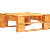 vidaXL Tabouret de jardin en bois de pin imprégné brun miel