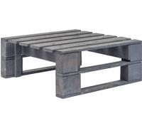 vidaXL Ottoman d'extérieur Palettes Bois de pin imprégné