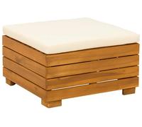 vidaXL Tabouret de jardin en bois massif d'acacia, marron