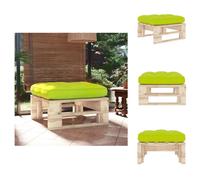 vidaXL Tabouret de jardin en palette Bois de pin imprégné - éléments de canapé de jardin
