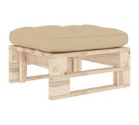 vidaXL Tabouret de jardin pour palettes Bois de pin imprégné