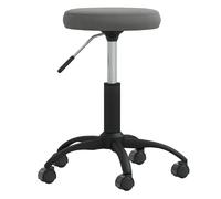 vidaXL Tabouret de massage - Gris foncé
