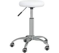 vidaXL Tabouret de massage blanc