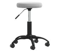 vidaXL Tabouret de Massage Velours Gris