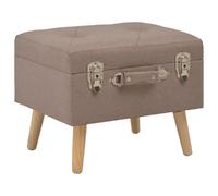 vidaXL Tabouret de rangement 40 cm Marron