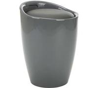 vidaXL Tabouret de rangement Gris Similicuir Gris G