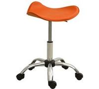 vidaXL Tabouret de salon et spa Orange Similicuir Orange G