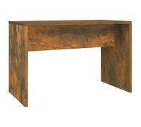 vidaXL Tabouret de Toilette Chêne fumé 70x35x45 cm Bois d'ingénierie