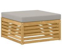 vidaXL Tabouret d'extérieur en bois massif d'acacia blanc