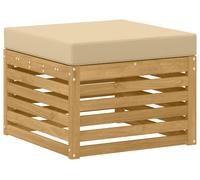 vidaXL Tabouret d'extérieur en bois massif d'acacia blanc