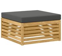 vidaXL Tabouret d'extérieur en bois massif d'acacia blanc