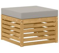 vidaXL Tabouret d'extérieur en bois massif d'acacia blanc