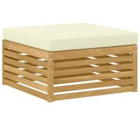 vidaXL Tabouret d'extérieur en bois massif d'acacia blanc