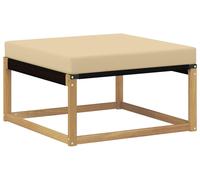 vidaXL Tabouret d'extérieur en bois massif d'acacia blanc