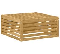 vidaXL Tabouret d'extérieur en bois massif d'acacia blanc 79 x 79 x 37 cm