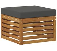 vidaXL Tabouret d'extérieur en bois massif d'acacia naturel