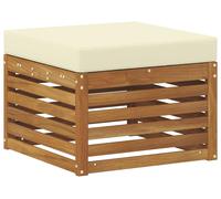 vidaXL Tabouret d'extérieur en bois massif d'acacia naturel