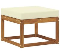 vidaXL Tabouret d'extérieur en bois massif d'acacia naturel