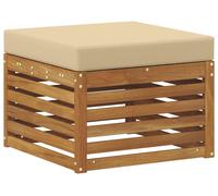 vidaXL Tabouret d'extérieur en bois massif d'acacia naturel