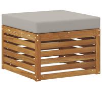 vidaXL Tabouret d'extérieur en bois massif d'acacia naturel