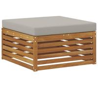 vidaXL Tabouret d'extérieur en bois massif d'acacia naturel